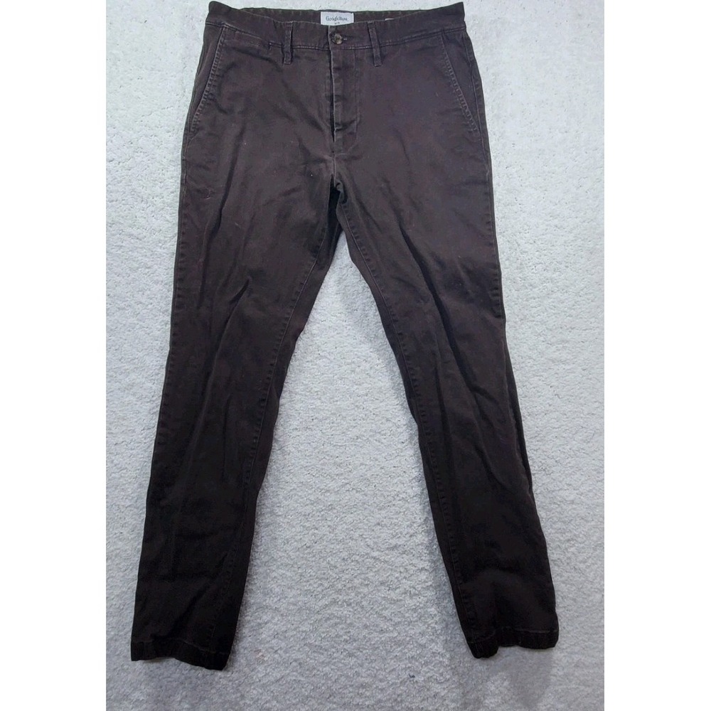 Goodfellow Pants Mens Size 32x32 Hennepin Chino Slim Brown